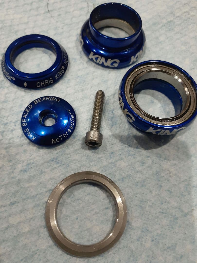 CHRIS KING 1-1/8 os ヘッドパーツ NoThreadSet