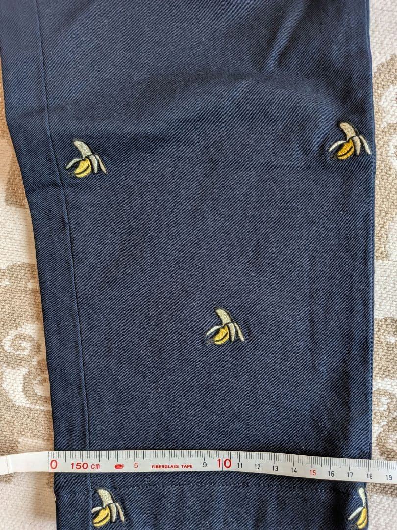 PEARLY GATES パーリーゲイツ バナナ刺繍 パンツ ネイビー サイズ4