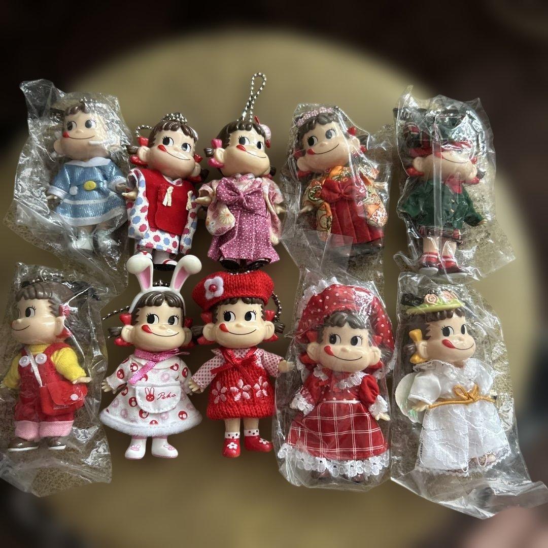 ペコちゃんキーホルダー 10個セット