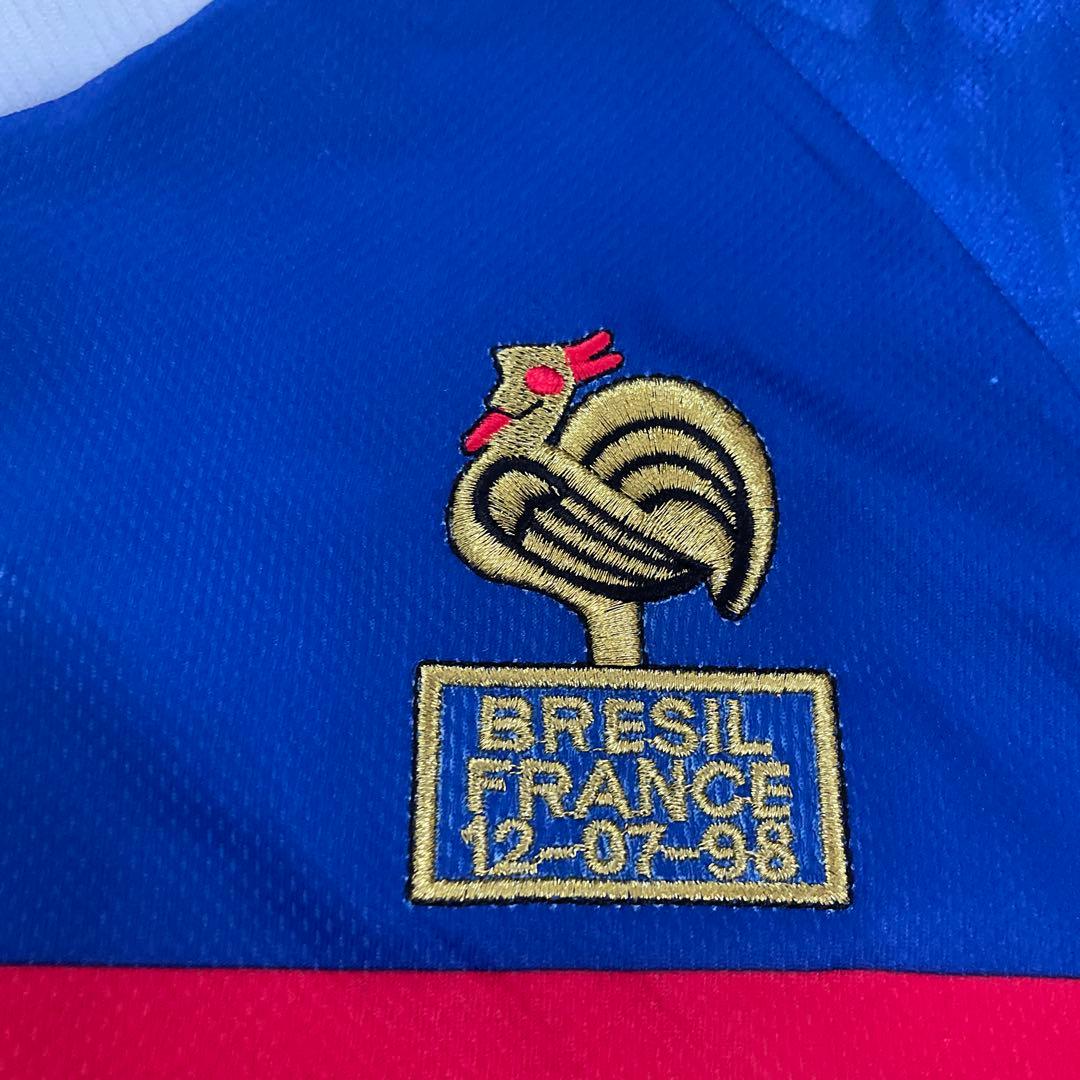 1998年　フランス代表　ジダン　ユニフォーム　サッカーシャツ