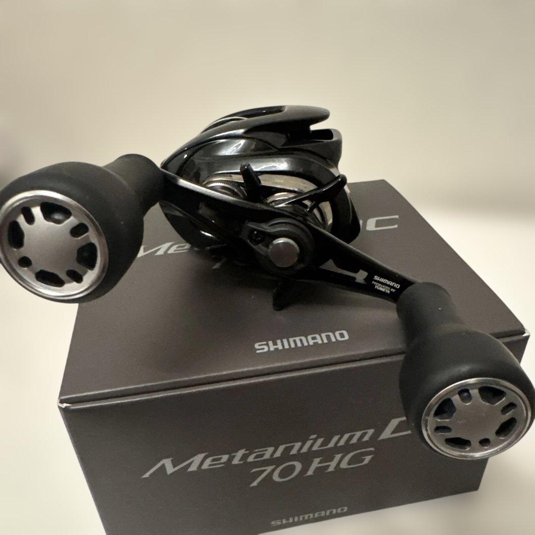 SHIMANO メタニウム DC 70HG 夢屋カスタムハンドル付き　美品