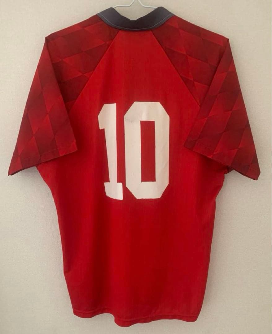 【国内正規品】マンU ♯10 ベッカム 96/97 ユニフォーム Lサイズ