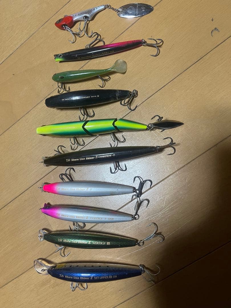 シーバス用ルアーミノーバイブ等 10本‼️安い‼️14000円~15000円分