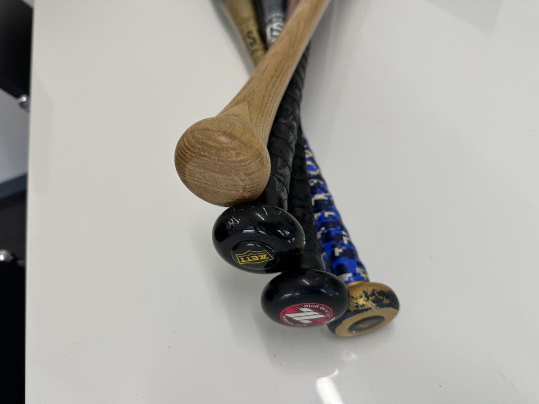 少年軟式野球バット 4本セット 中古 78cm