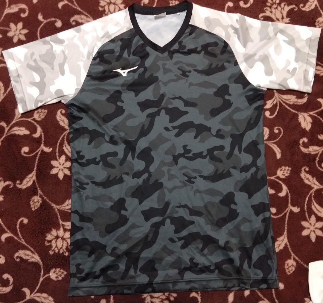 Mizuno 迷彩デザイン Tシャツとショートパンツ セット Mサイズ