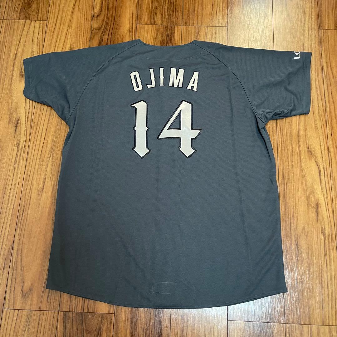 未使用 MIZUNO ロッテ ユニフォーム O 14 小島 2024 グレー
