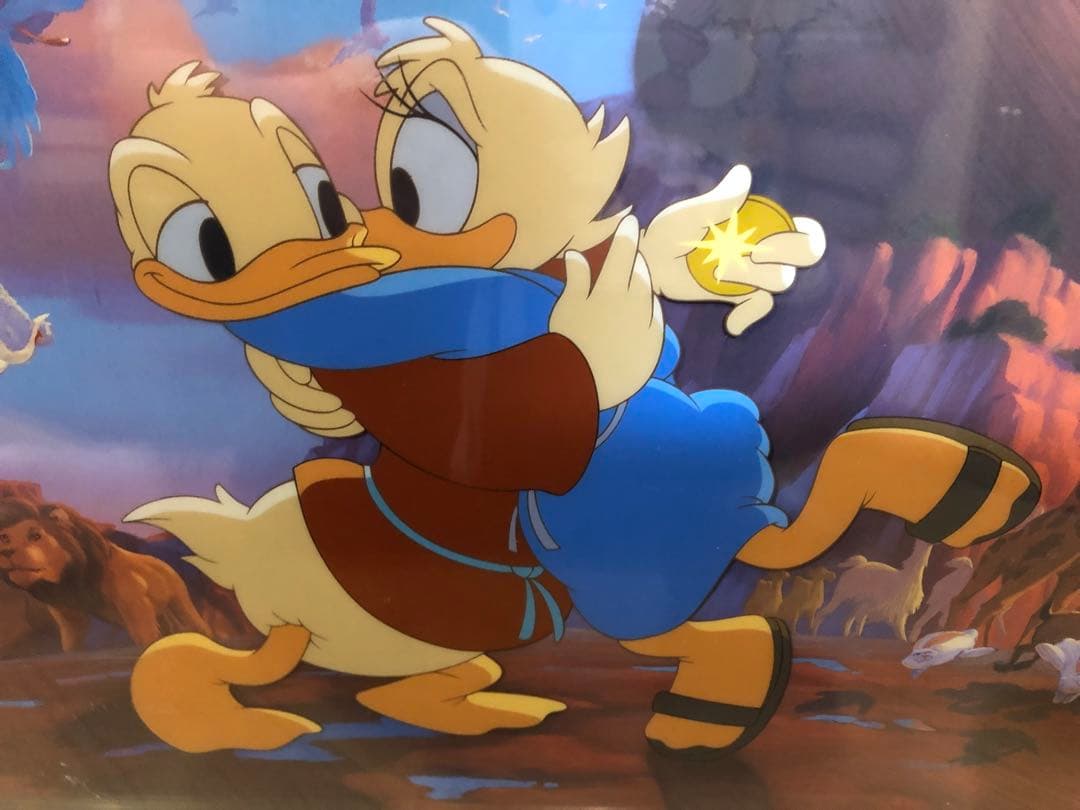 ディズニー　セル画　ファンタジア2000 ドナルド&デイジー