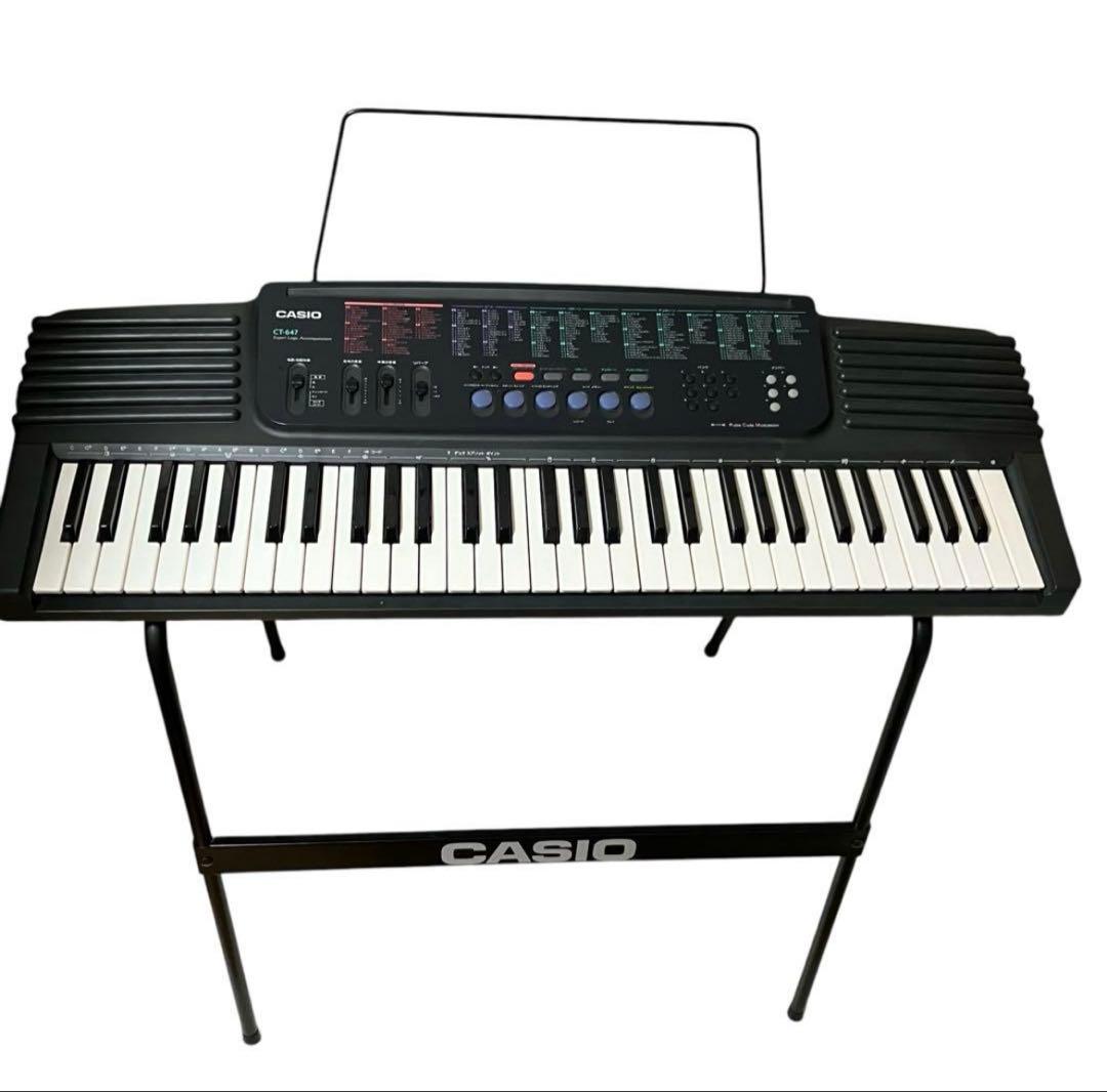 CASIO カシオ 電子ピアノ61鍵盤 CT-647