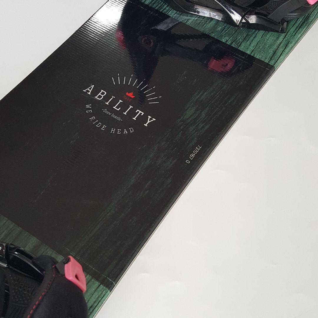 HEAD レディース 2点セット ボード ABILITY 150 × バイン