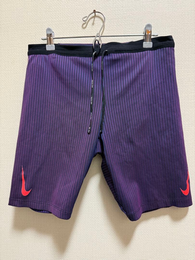 ナイキ エアロスイフト ハーフタイツ 紫 XL