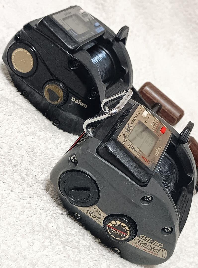 ダイワタナセンサーGS-30&X350デジタル深度カウンター付船釣りリール