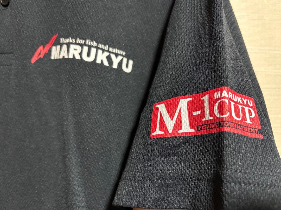 MARUKYU M-1 CUP ポロシャツ ブラック