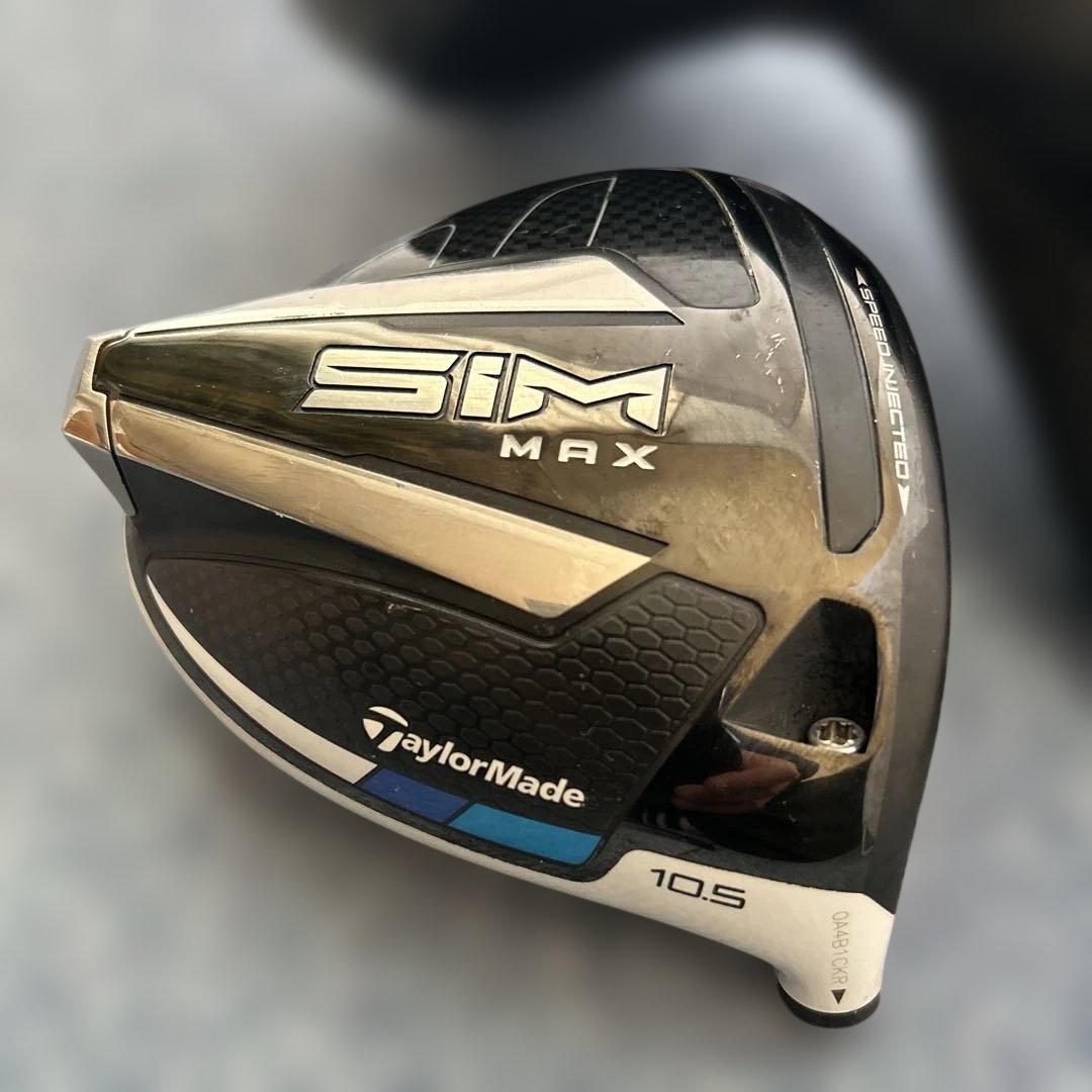 《テーラーメイド》SIM MAXドライバーヘッド10.5°＋ヘッドカバー