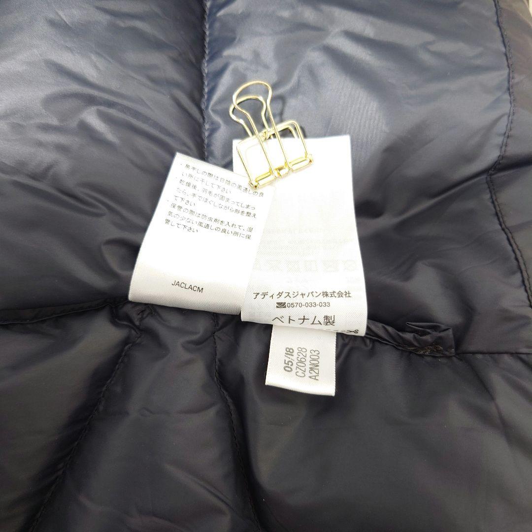 【美品】adidas アディダス ダウンベンチコート レディース　M　ブラック