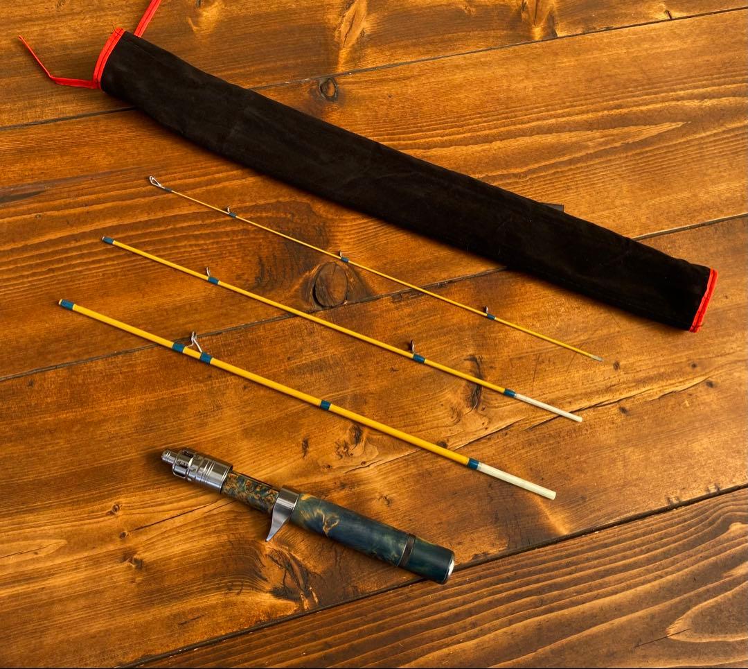 4ft7inch 超軽量　トラウトロッド　ベイトロッド　　グラスロッド　渓流釣り
