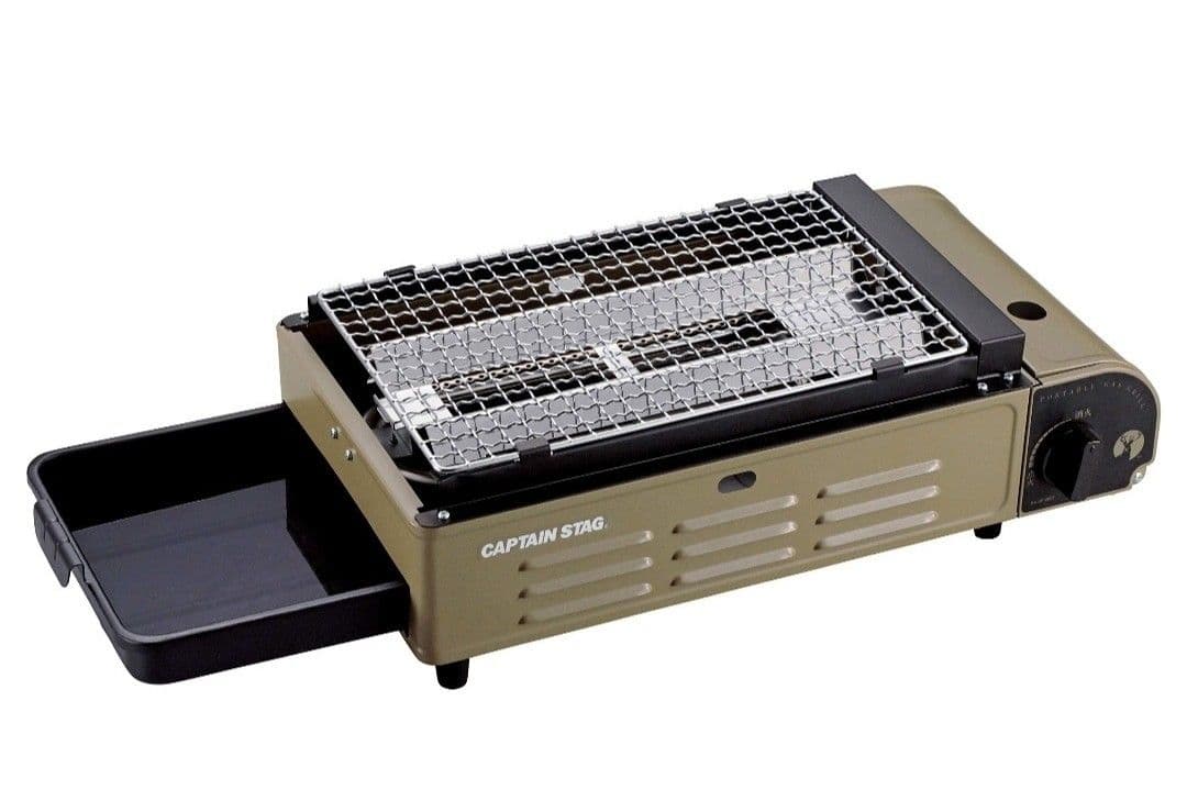 未使用品　焼き名人 卓上カセットコンロ 　UF-0027 キャプテンスタッグ