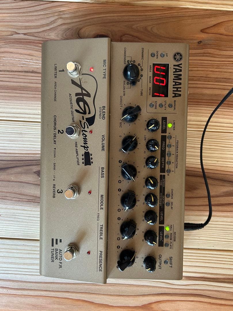 Yamaha AG Stomp アコースティックギタープリアンプ　エフェクター