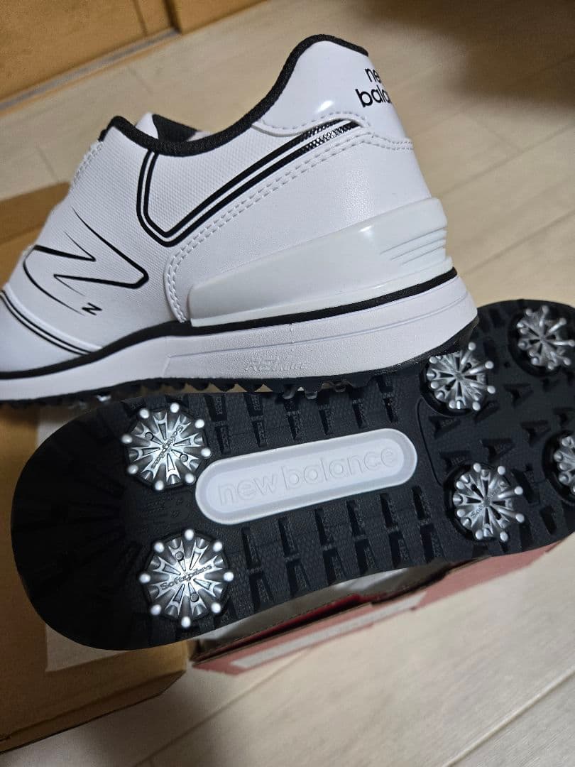 New Balance 574 ゴルフシューズ 女性用 ホワイト BOA