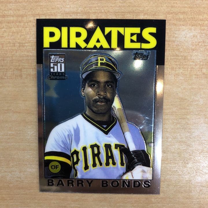 バリーボンズ　topps野球カード　レア　キラ