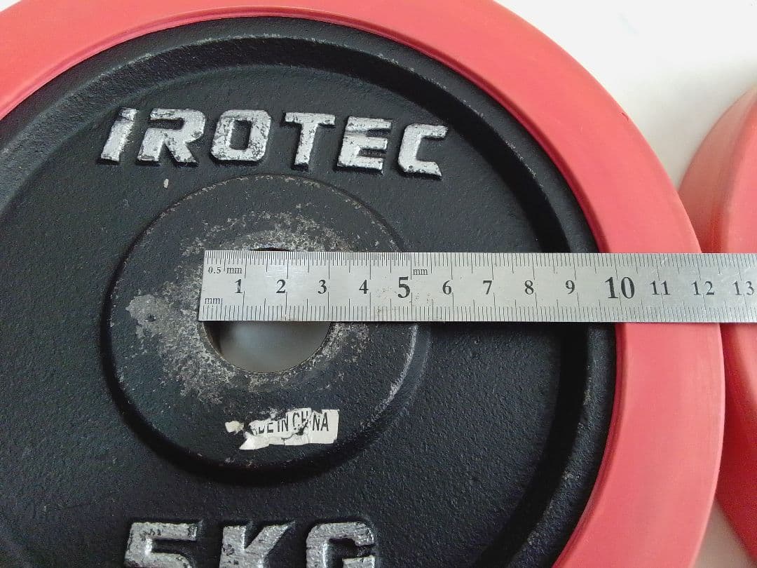 アイロテック iROTEC ラバー ダンベル 5kg×4 20kg 28mm ①