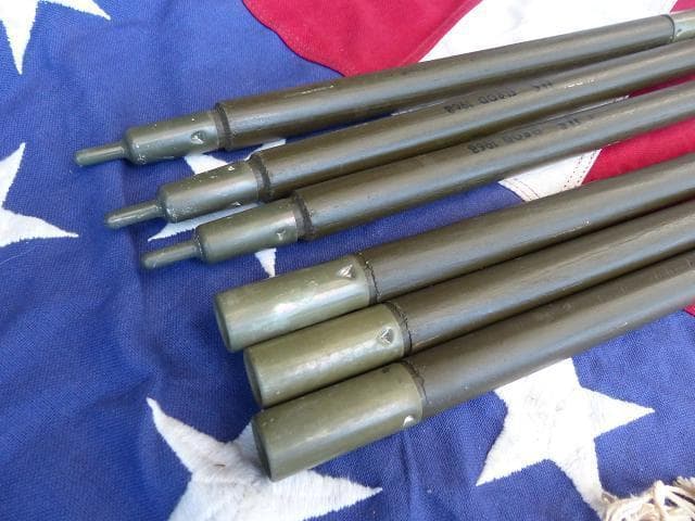 1968” 米軍実物 ナム戦 デッド!　テントポール　8本セット 軍幕