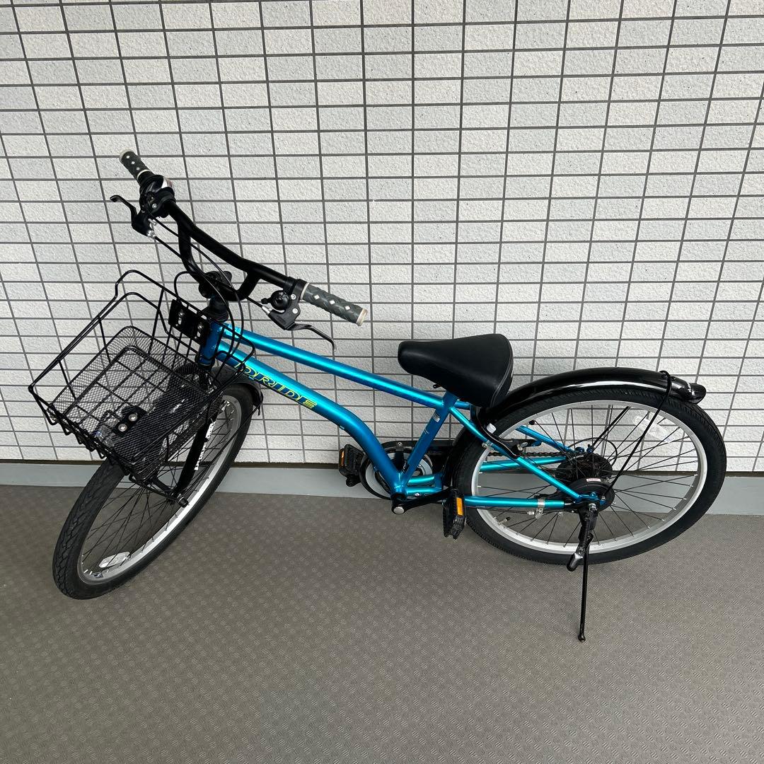 新潟市引取限定 24インチ あさひ ドライド BEAT 6段変速 屋根保管 美品