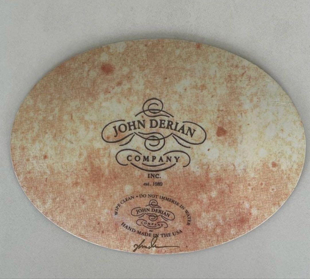 美品　ジョンデリアン　JOHN DERIAN デコパージュプレート