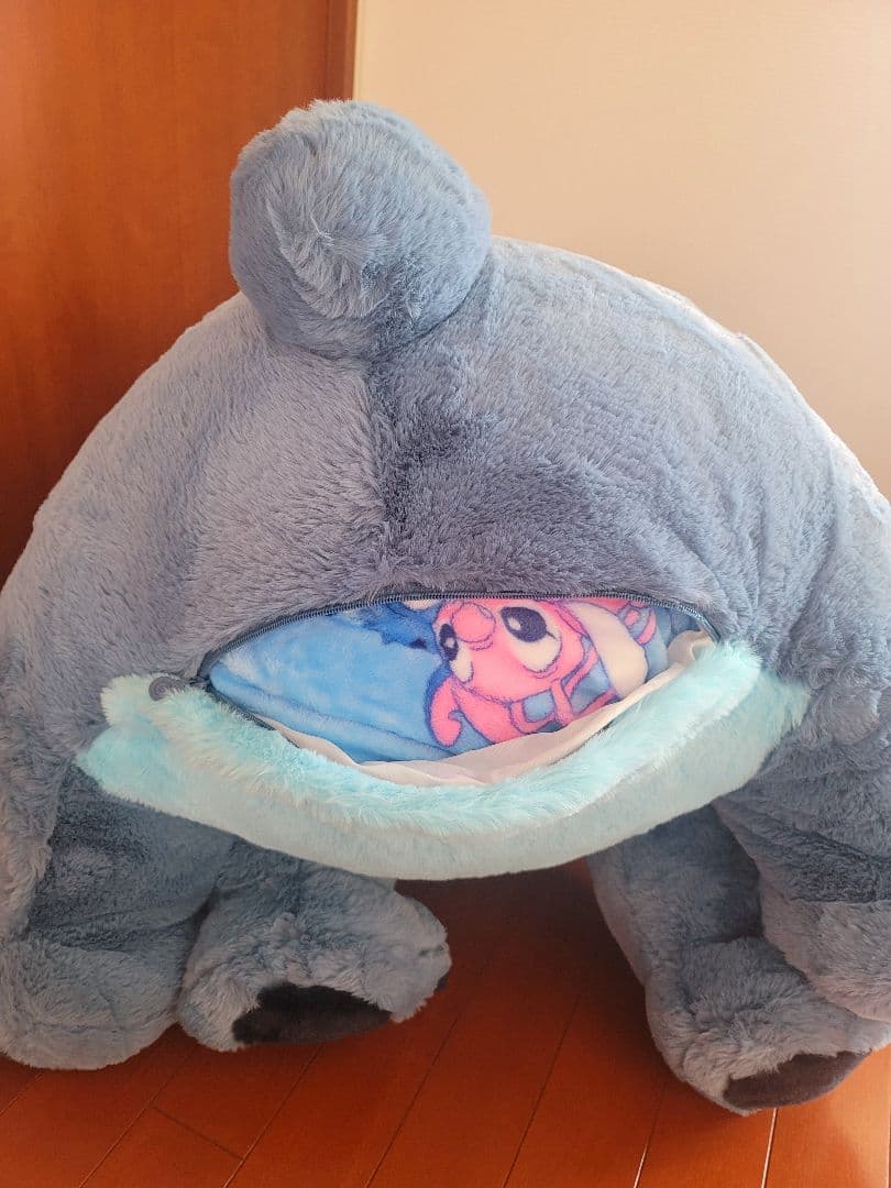 【新品⭐コストコ限定】特大スティッチぬいぐるみ ★ブランケット付き