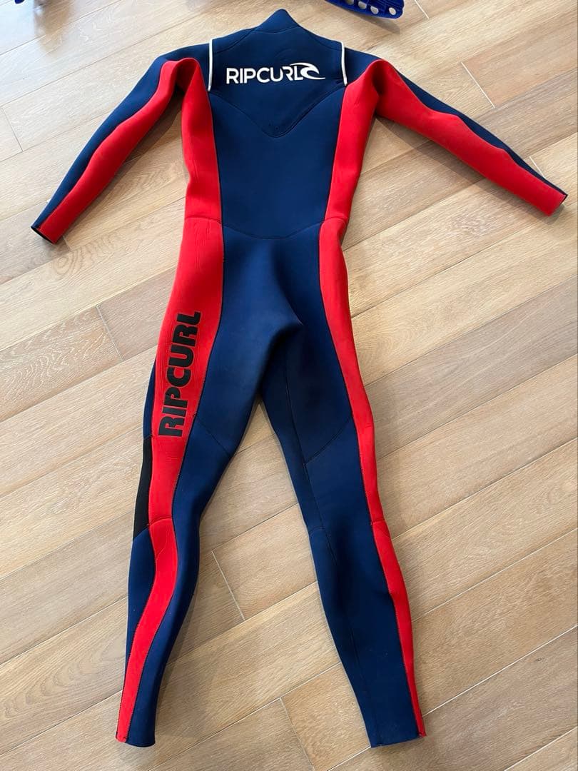 Rip Curl フルスーツ ネイビー/レッド　春秋用　ハンガー付き