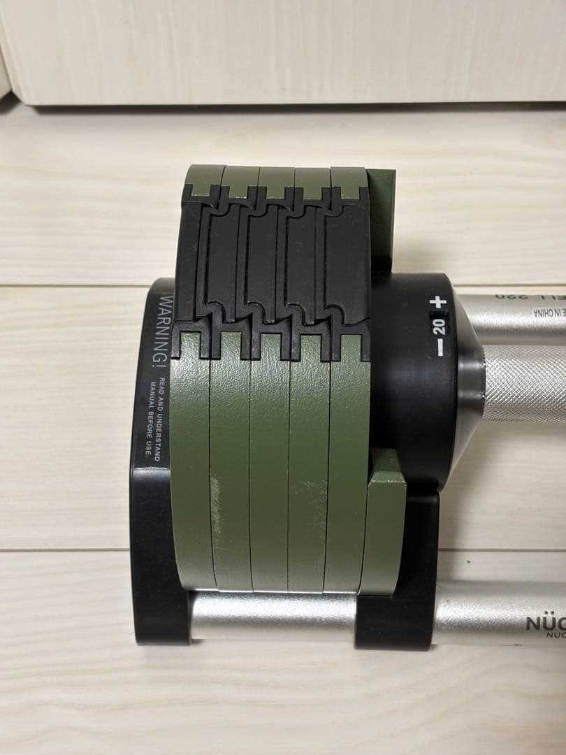 NUO フレックスベル 2kg刻み 20kg NUOBELL 可変式ダンベル ①