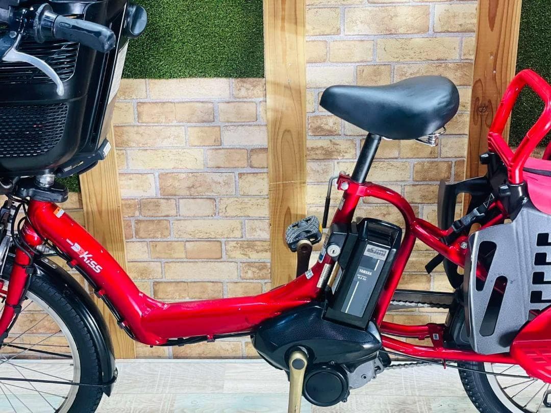 値上直前 レッド系 ヤマハ 子供乗せ電動アシスト自転車 ZH3006