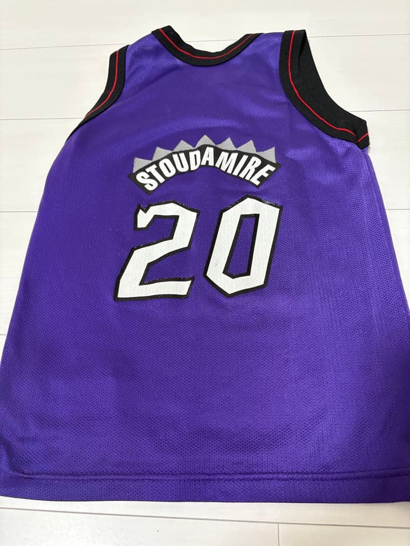 NBA チャンピオン　Raptors Stoudamire 20 ジャージ 紫