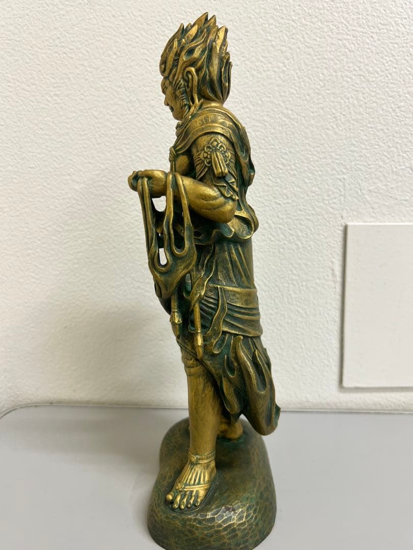 伊瑳美團十郎　仏師銘版 不動明王