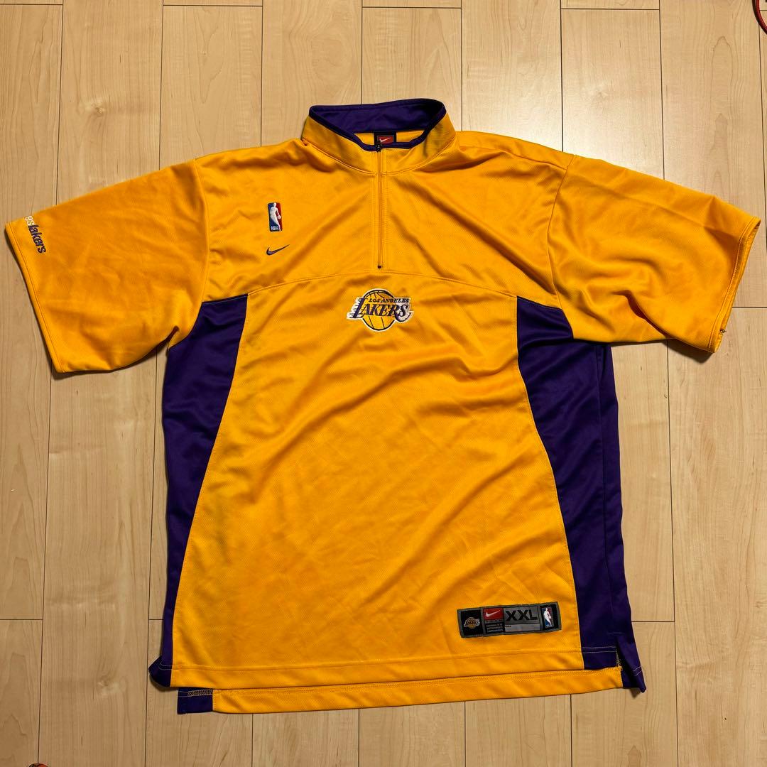 NBA LAKERS ウォームアップ シャツ ゲームシャツ レイカーズ NIKE