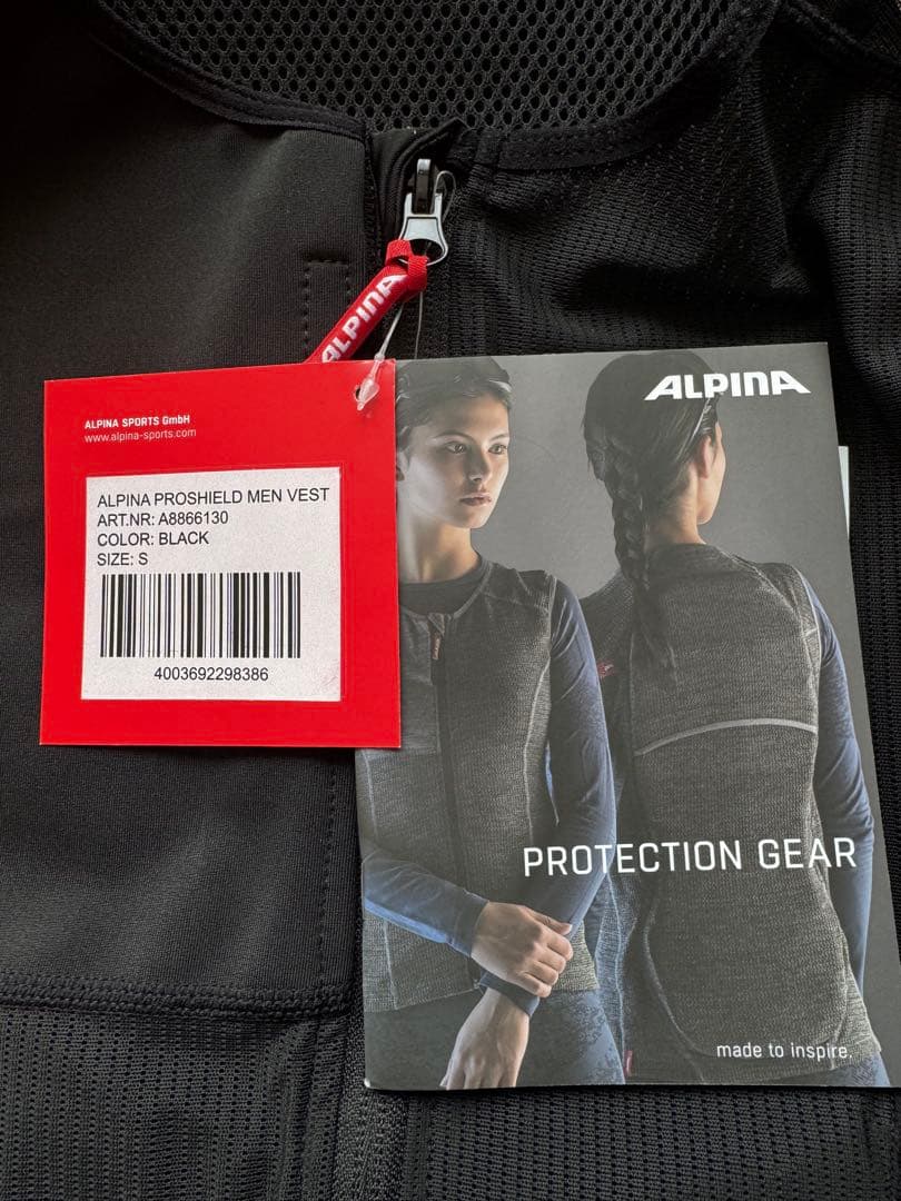 バックプロテクター　ALPINA PROSHIELD MEN VEST S