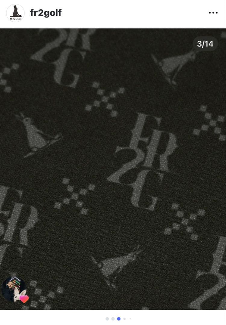 FR2GOLF 新作オンライン完売品　ポロシャツ　ブラック2XL