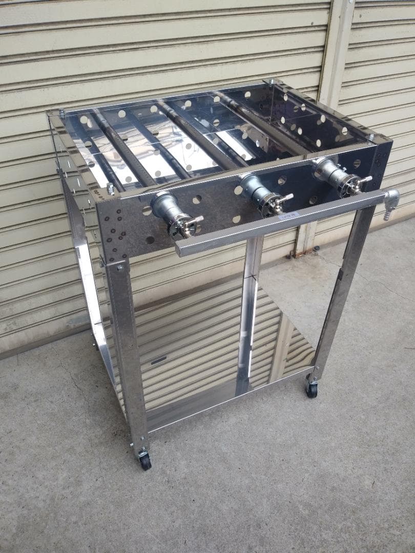 石焼きいも焼けます　専用台付き　売れてます　ガスコンロ付き　送料無料　焼き芋機器
