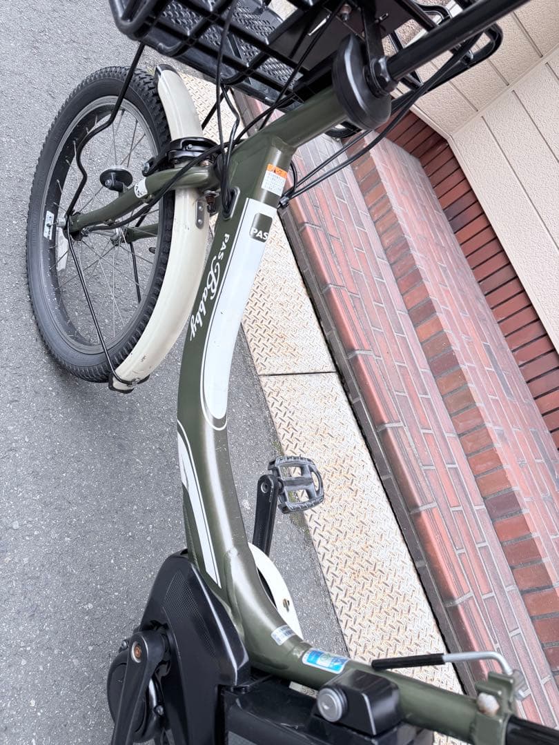 子供乗せ　ヤマハ　電動アシスト自転車　チャイルドシート付き
