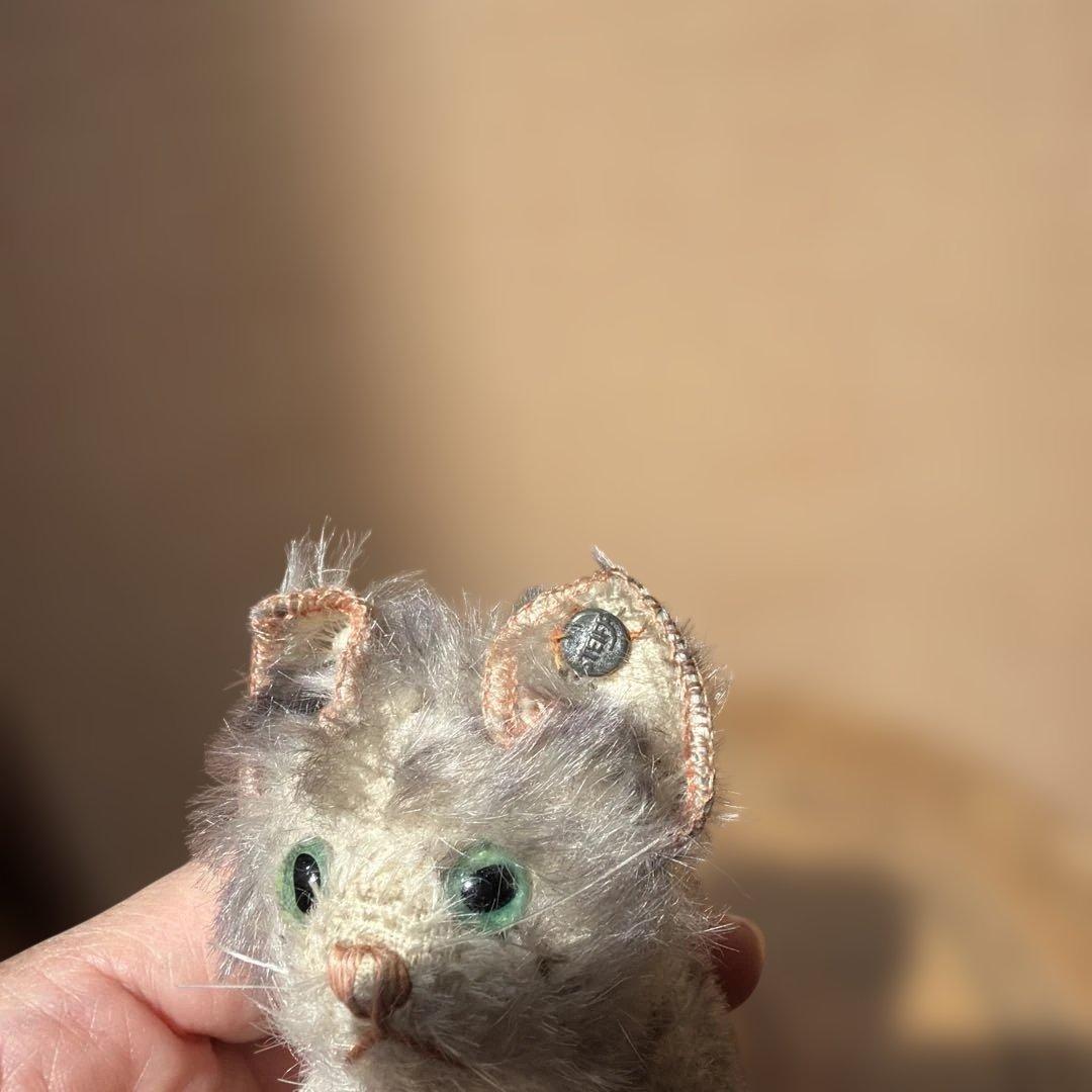 steiff fluffy cat シュタイフ　猫　アンティーク
