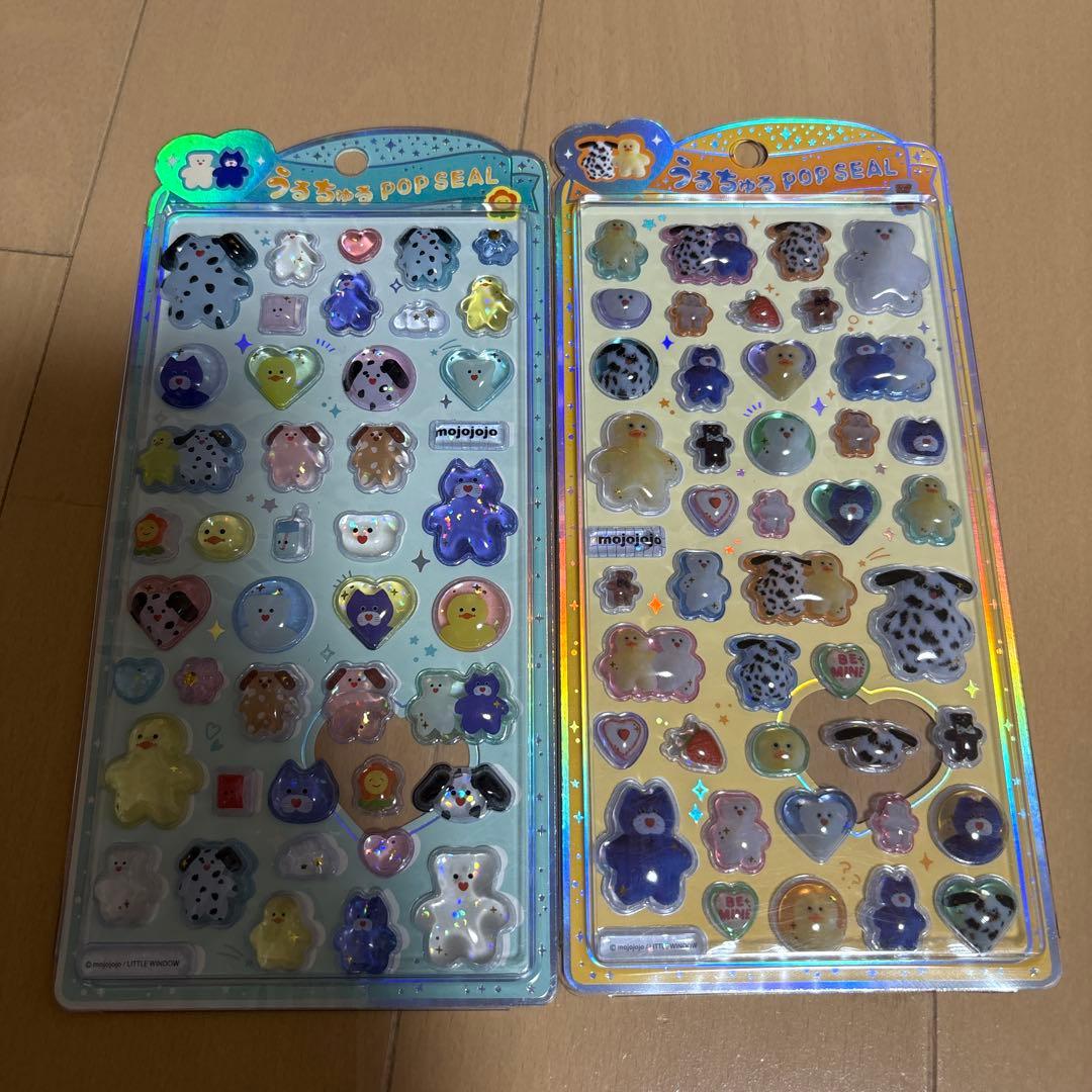 うるちゅるポップシール　ディズニー　サンリオ　モンチッチ　パワパフ　色々　16種