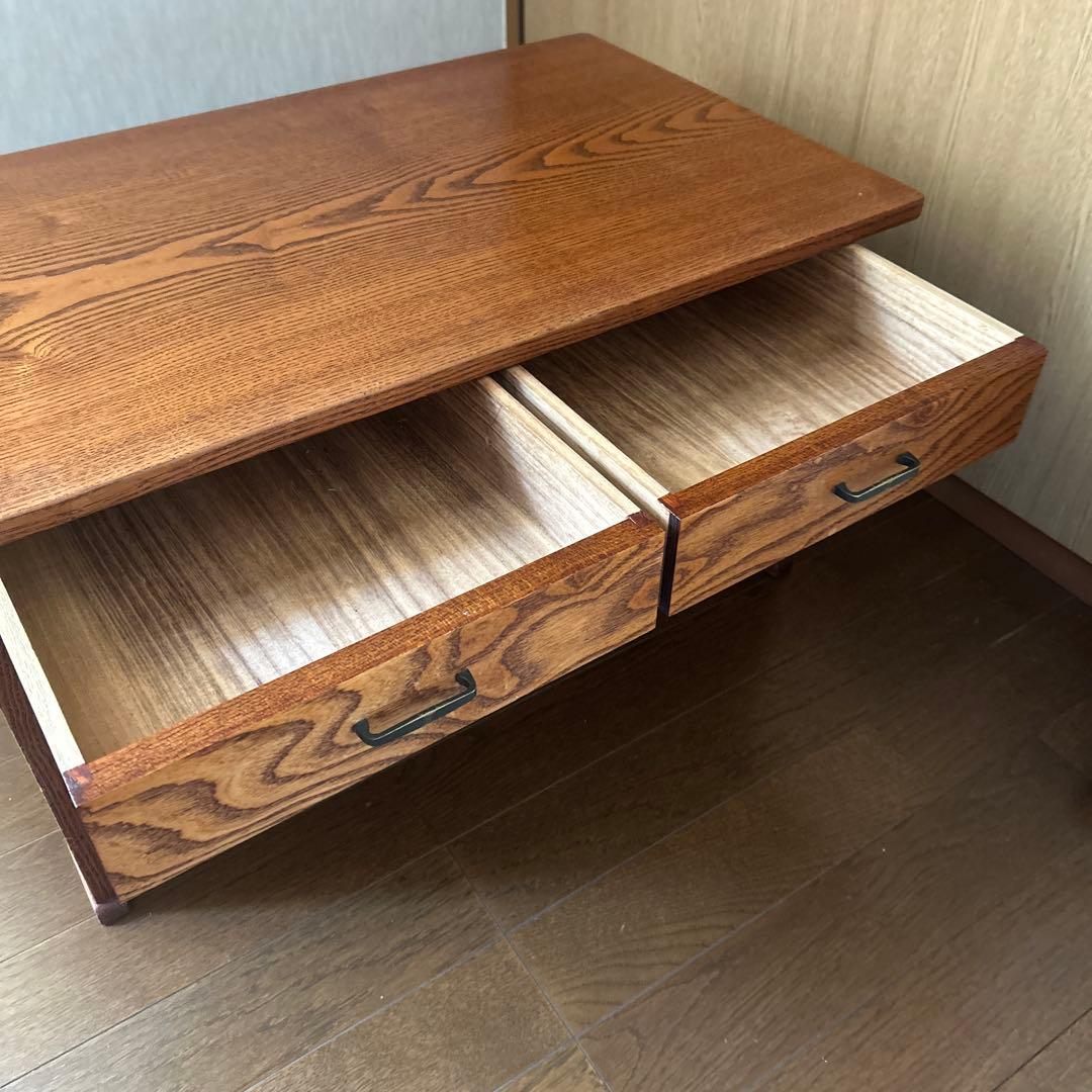 美品　和風文机 引き出し付き