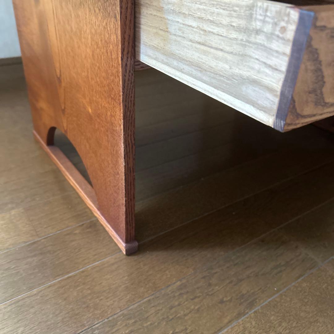 美品　和風文机 引き出し付き