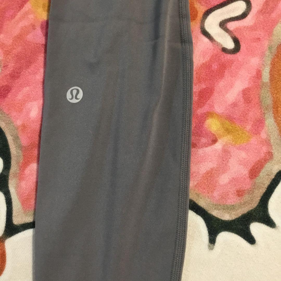 LULULEMON☆ サイズ6 グレー ハイウエスト ヨガパンツ
