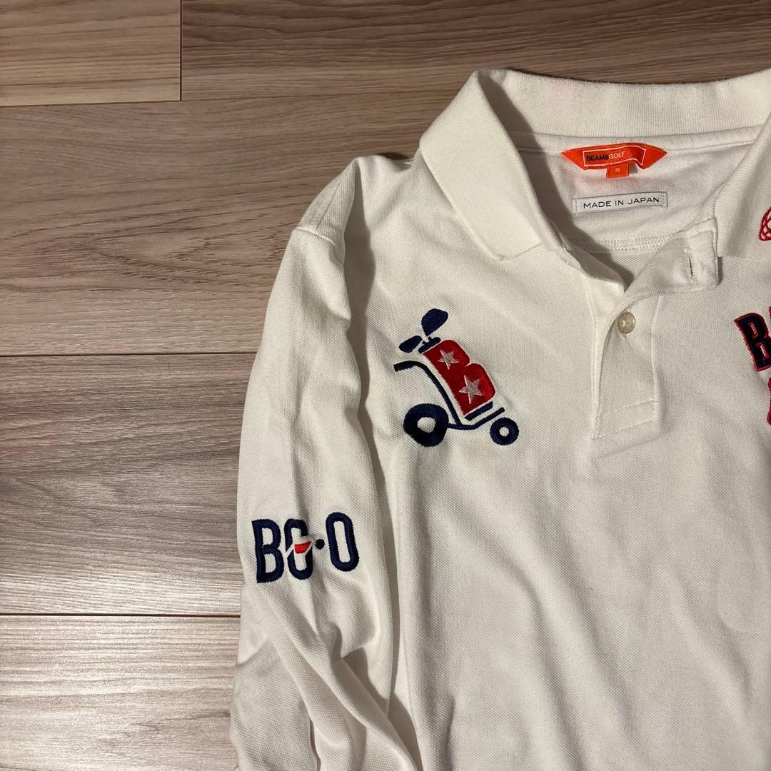 BEAMS GOLF ホワイト 長袖シャツ
