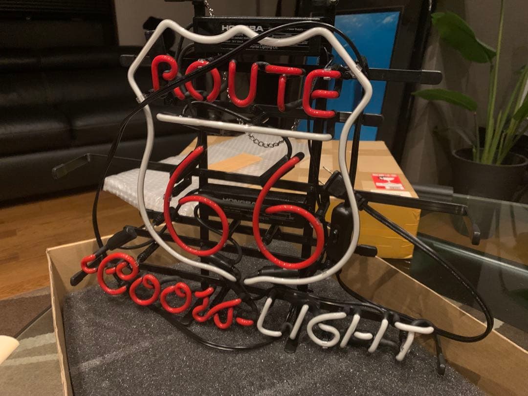 ルート66 カスタムネオサイン　未使用 ROUTE66