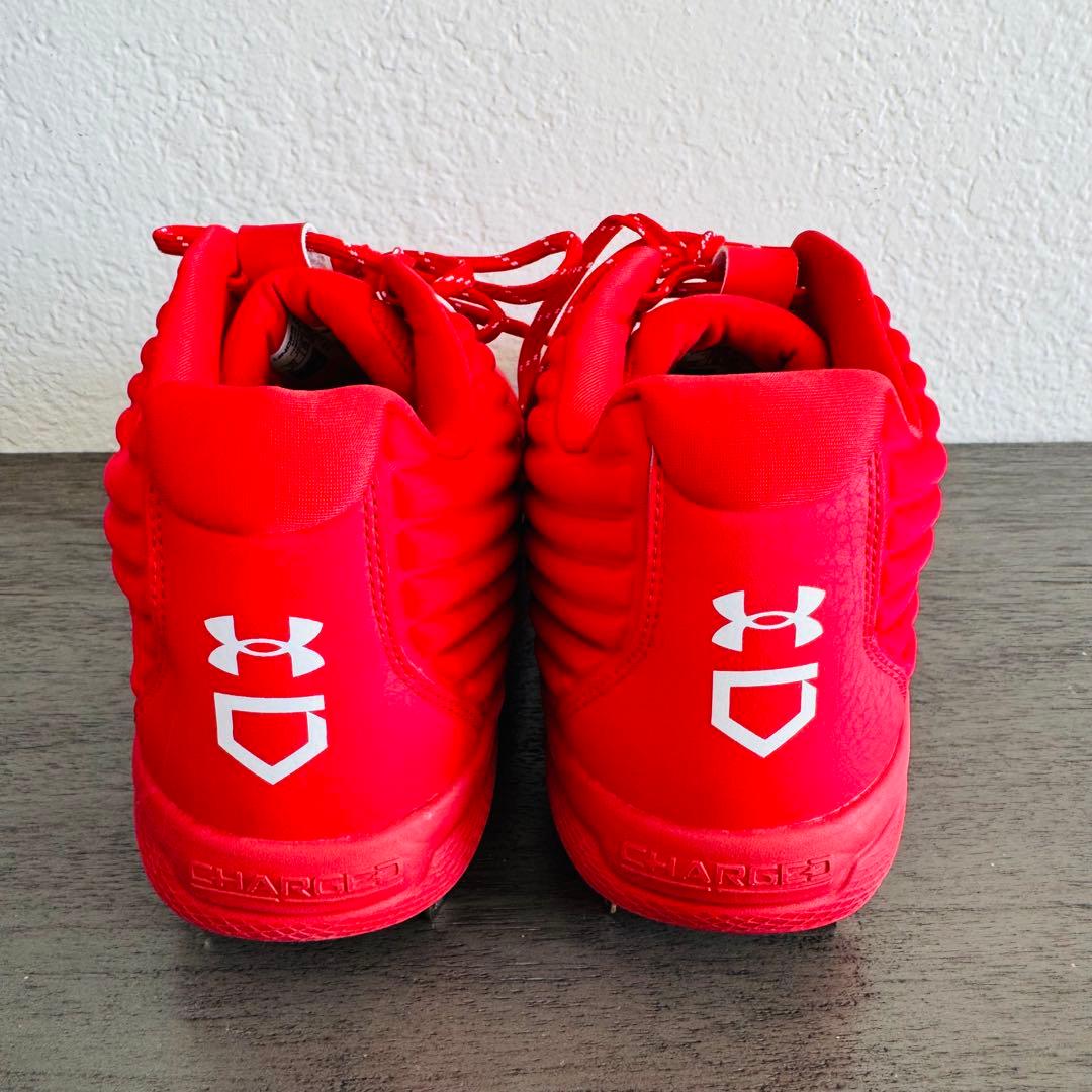 Under Armour レッド スパイクシューズ　31cm