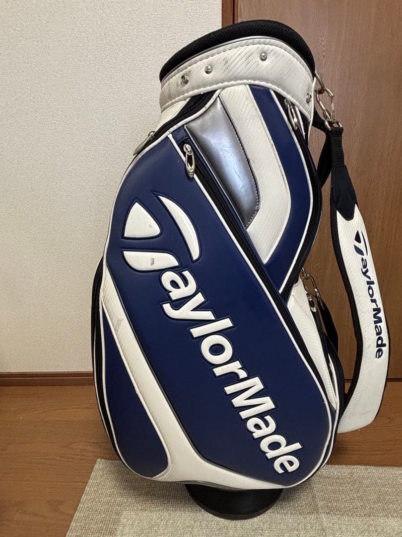 【※引取希望】TaylorMade ゴルフバッグ ネイビー/ホワイト