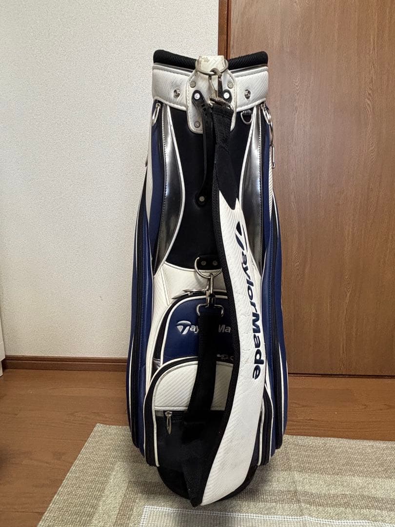 【※引取希望】TaylorMade ゴルフバッグ ネイビー/ホワイト