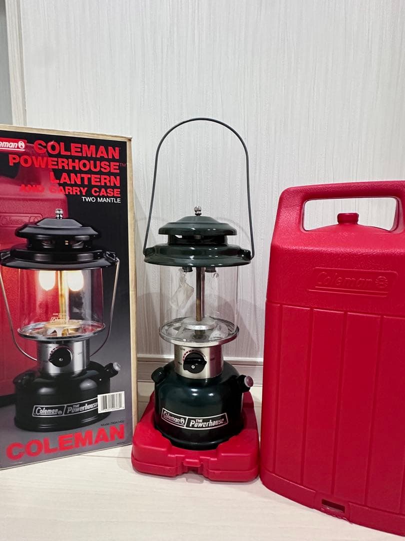 美品Coleman コールマン パワーハウス ランタン ツーマントル