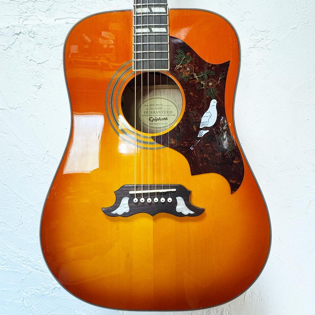 最終価格 Epiphone Dove Pro エレアコ 即発送／動作確認済／美品